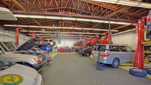 Inside A+ Japanese Auto Repair in San Carlos